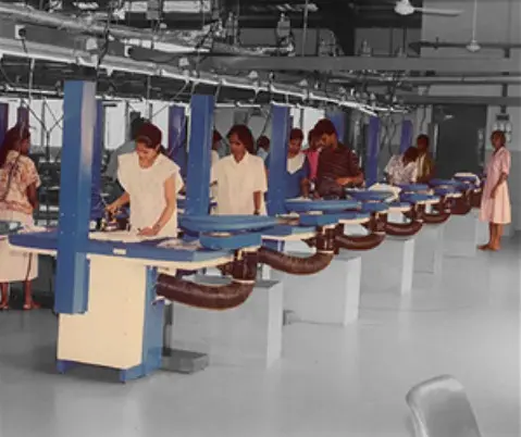 Cut-sew knit garment